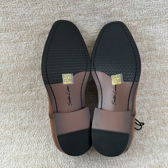 Santino Luciano Brown Memory Foam Dress Shoes 11 - Picture 6 of 8